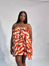 The Bubble Dress Orange